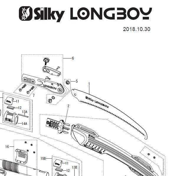 Longboy Extension Pole Saw Parts
