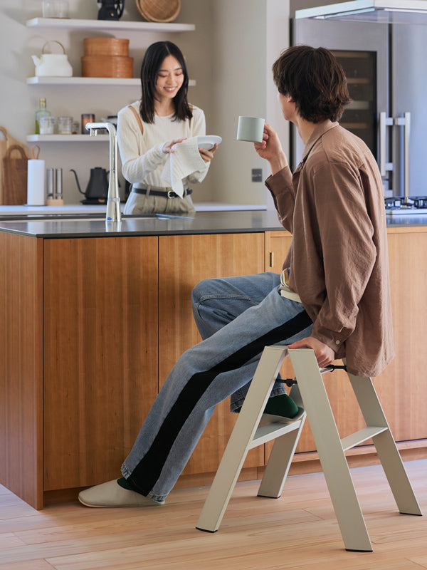LUCANO STEP STOOL - 2 STEP