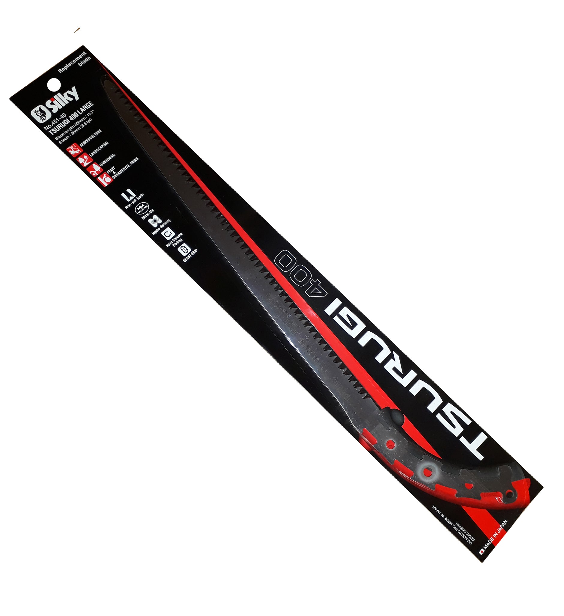 Silky Tsurugi 400mm Straight Large Teeth Replacement Blade