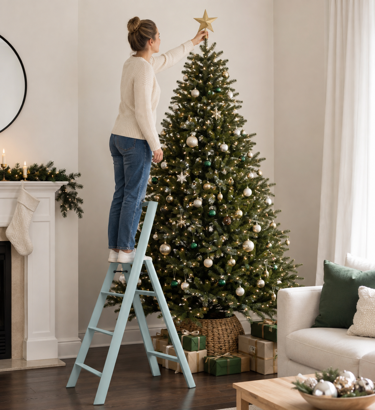 LUCANO STEP STOOL - 4 STEP