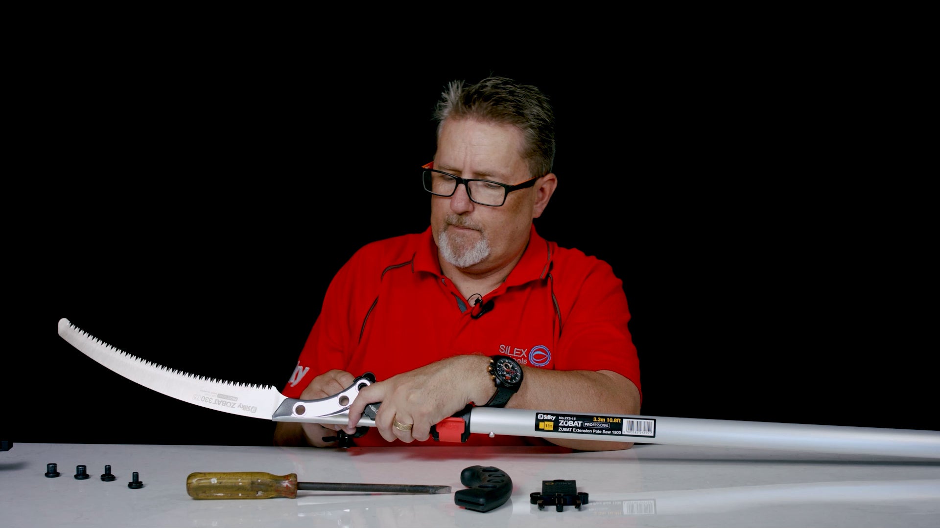 How to convert a Silky pole saw into a hand saw