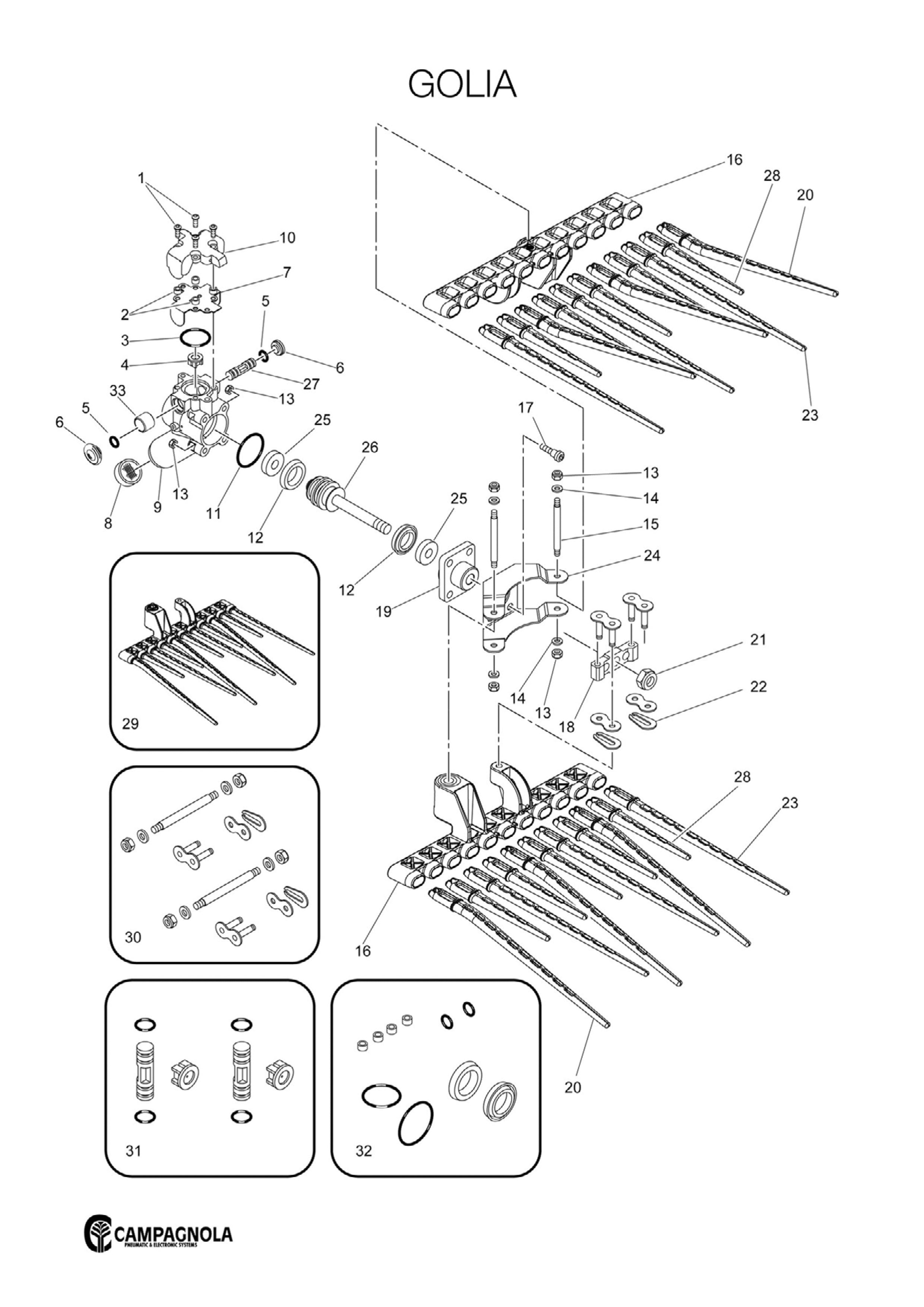 SPARE PARTS - Golia